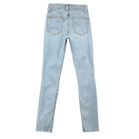 GAP Light Wash True Skinny High Rise Raw Hem Womens Size‎ 25R - Picture 2 of 8